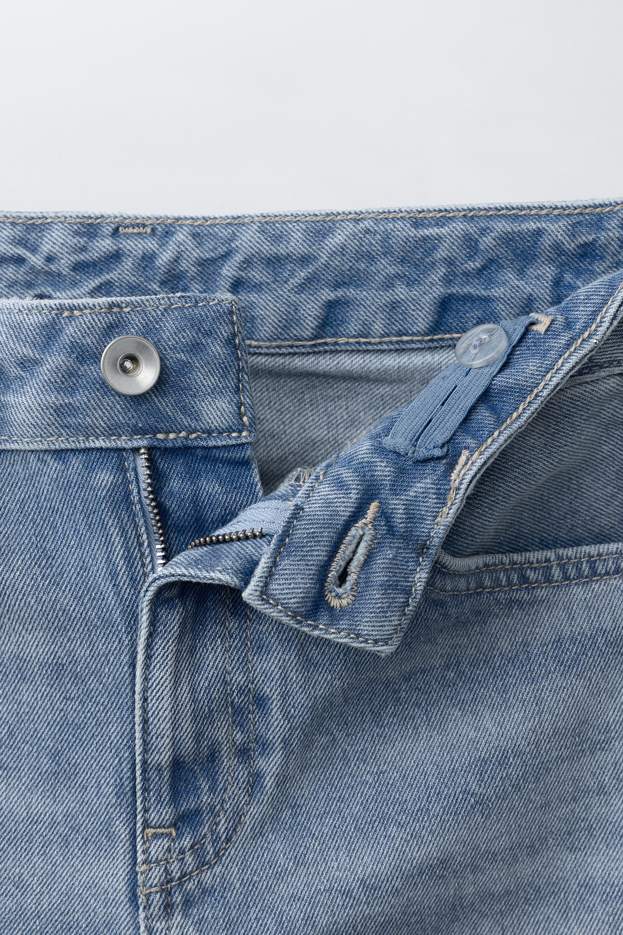 EMBROIDERED BALLOON JEANS